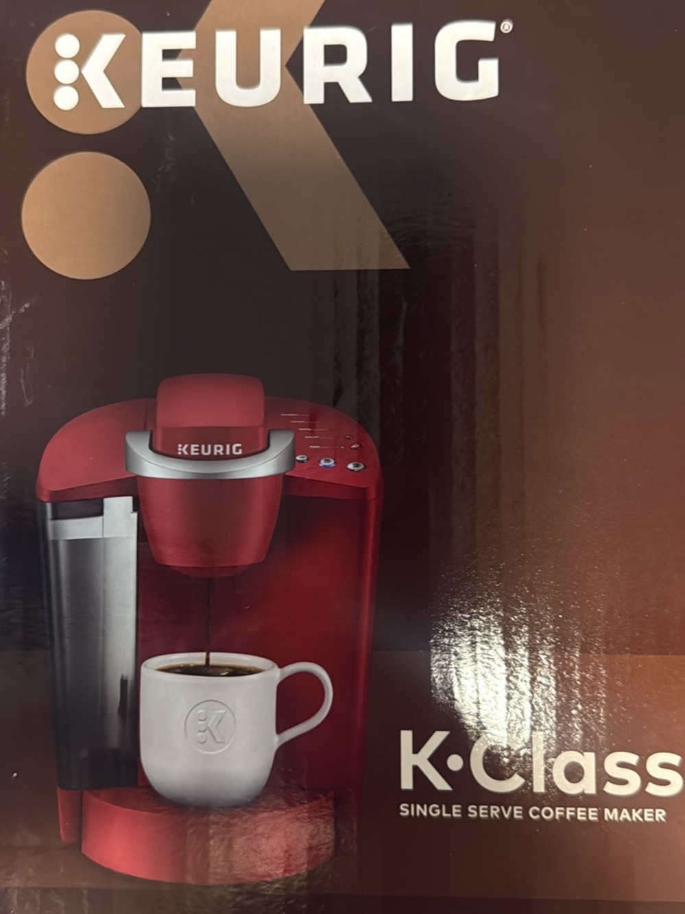 Keurig K-Classic Red Single Serve Coffee Maker - Bold Red Finish